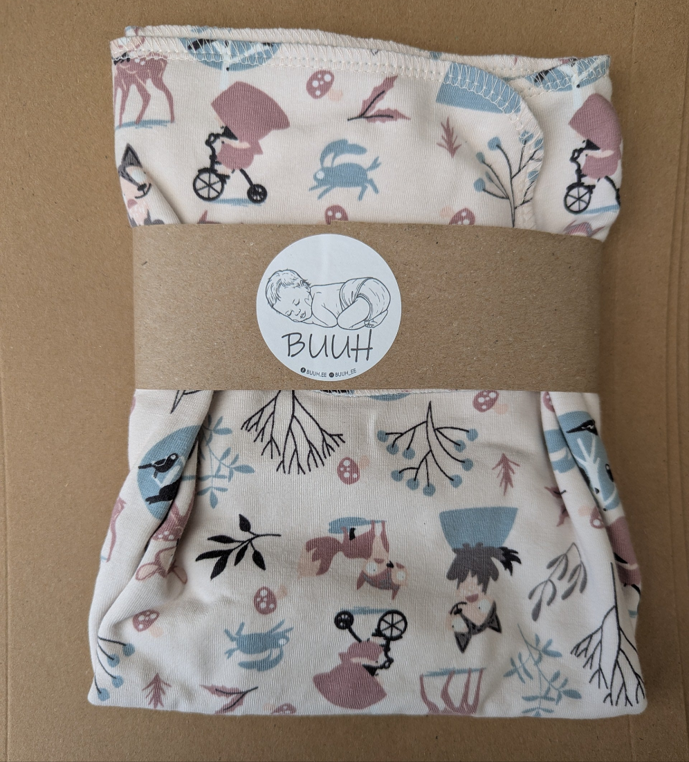 Buuh Tencel & Organic Cotton Pre-flat Nippa Nappy