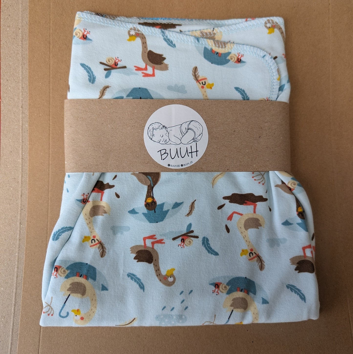 Buuh Tencel & Organic Cotton Pre-flat Nippa Nappy