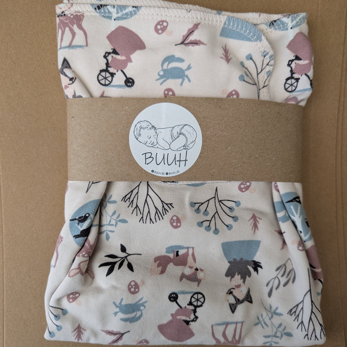 Buuh Tencel & Organic Cotton Pre-flat Nippa Nappy