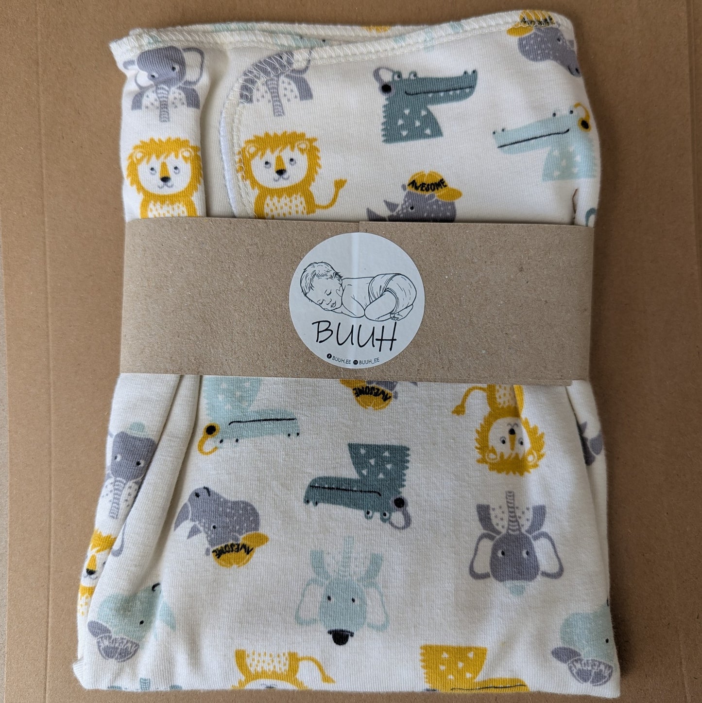 Buuh Tencel & Organic Cotton Pre-flat Nippa Nappy