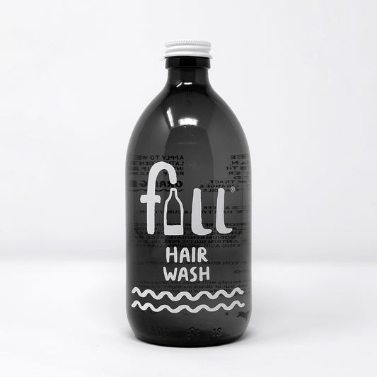 fill Hair Conditioner in Glass Bottle
