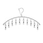 Laundry Hanger with 10 Clips