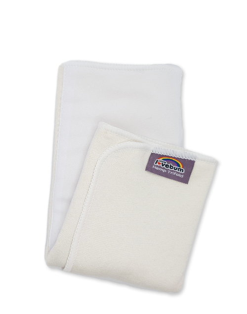 Little LoveBum Hemp Trifold Snap-In Inserts – B-eco-me