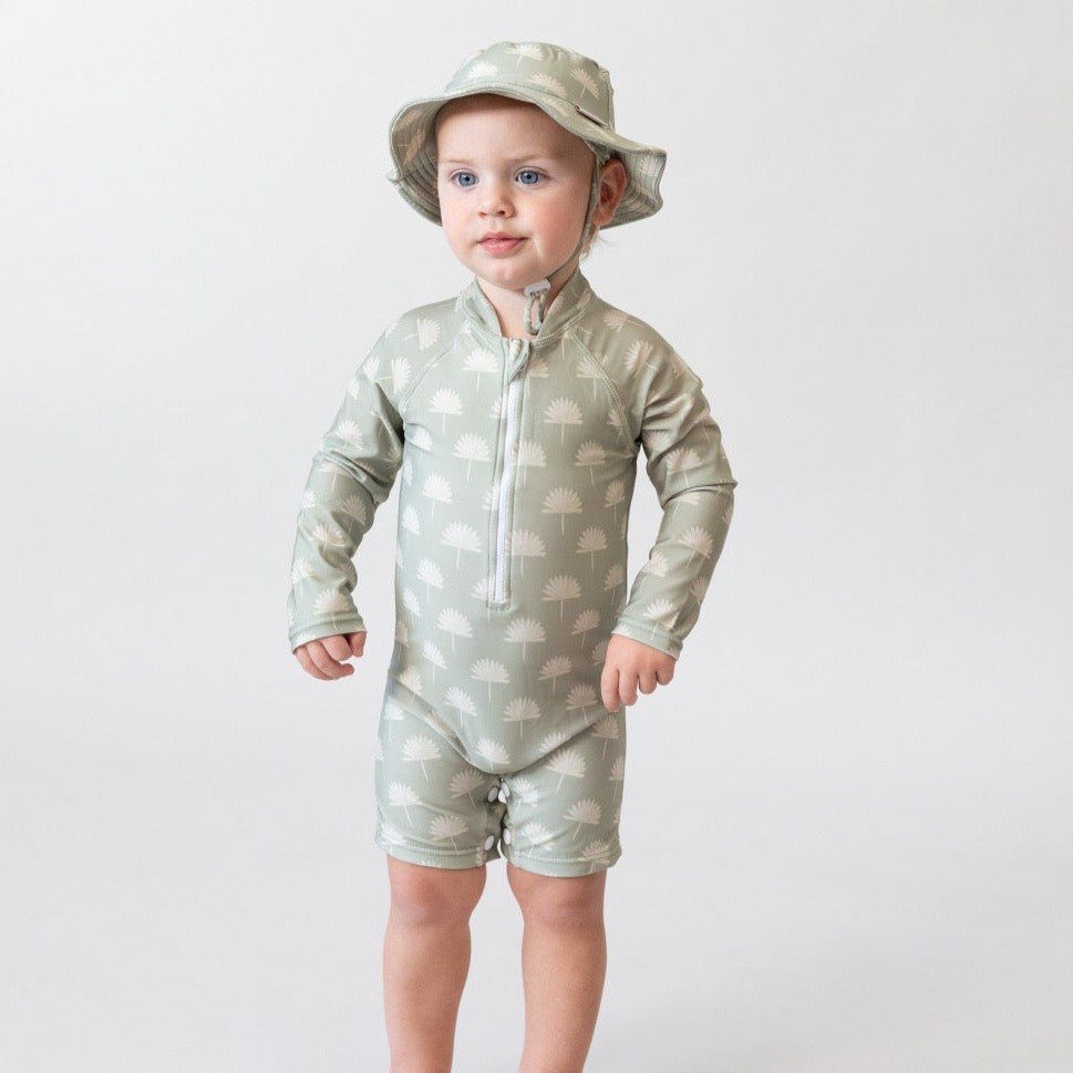 Bare & Boho Swim Onesie - So Sage
