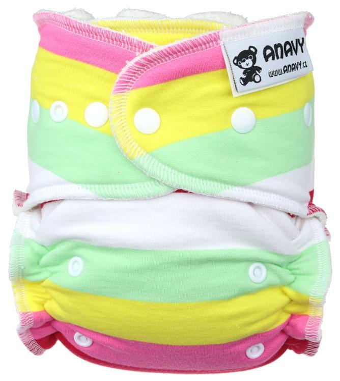 CLEARANCE Anavy Onesize Fitted Nappy - Snaps