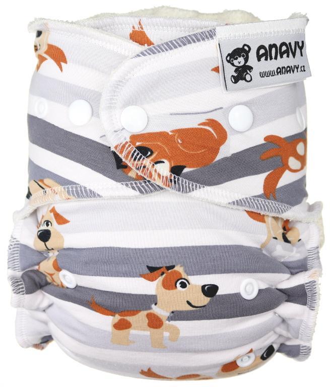 CLEARANCE Anavy Onesize Fitted Nappy - Snaps