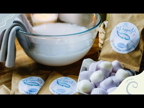 Poppets Cloth Wipe Solution