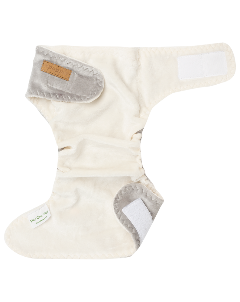 Puppi Mini Onesize *Super Slim* Fitted Nappy: Hook & Loop